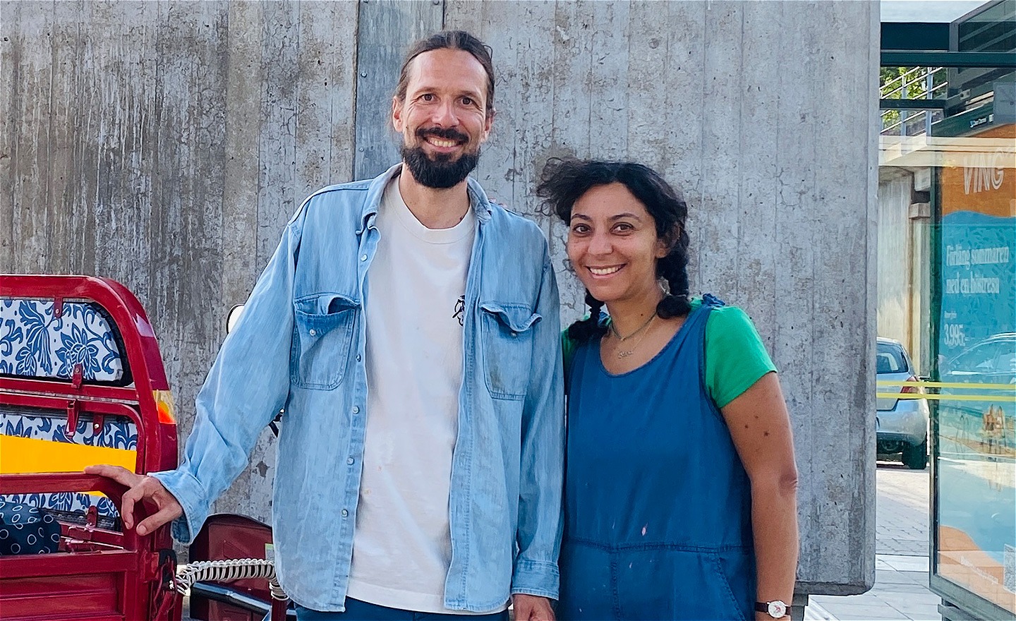 Porträtt av Rana och Damir