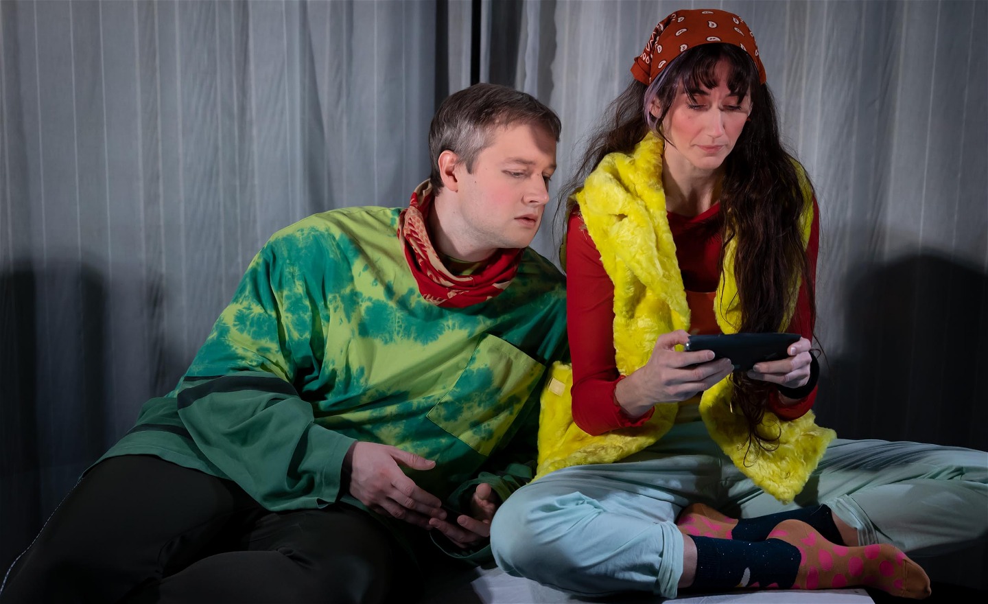 Bild från föreställningen Att göra en eld. 