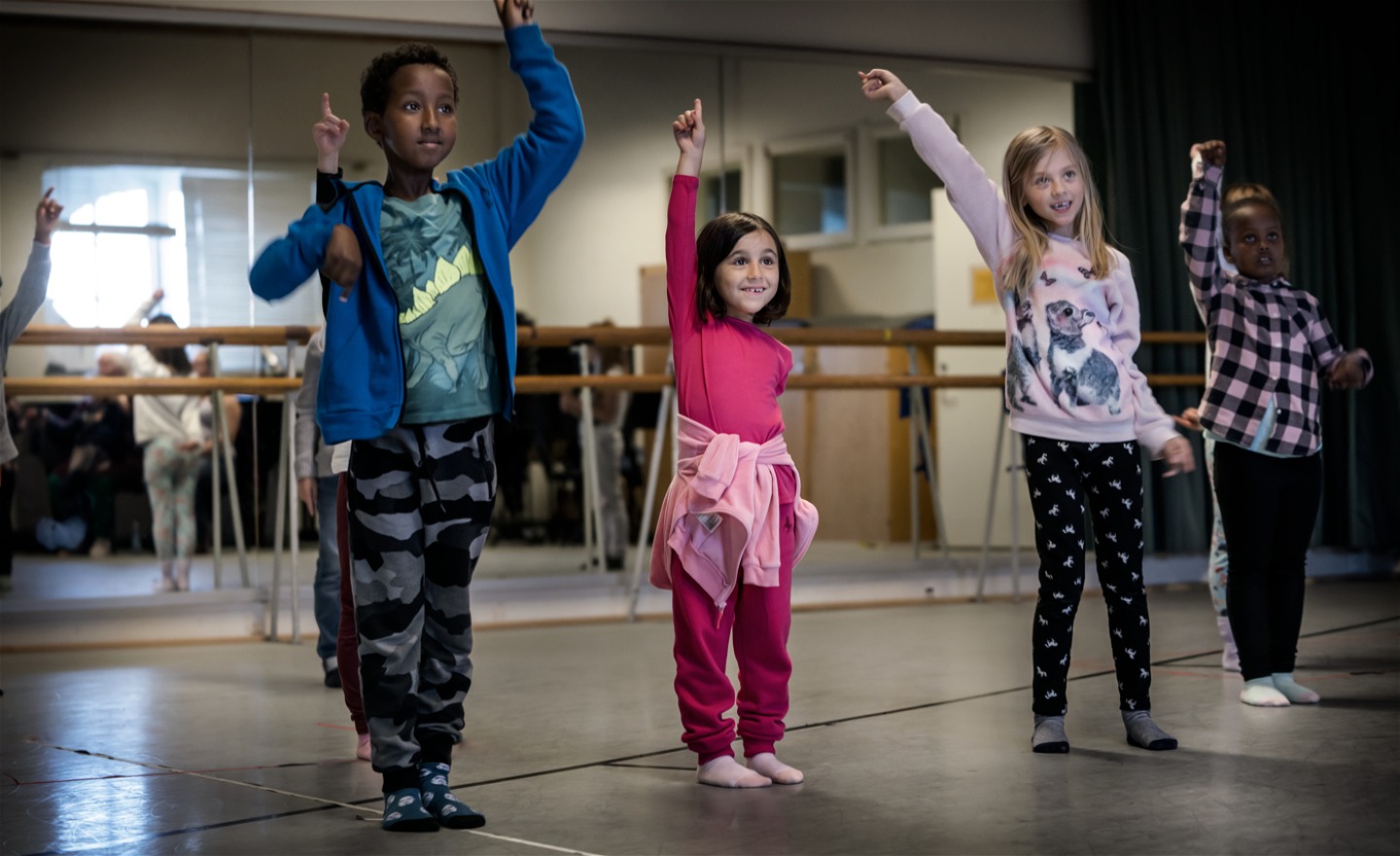 Balettworkshop för barn på Kungliga Operan