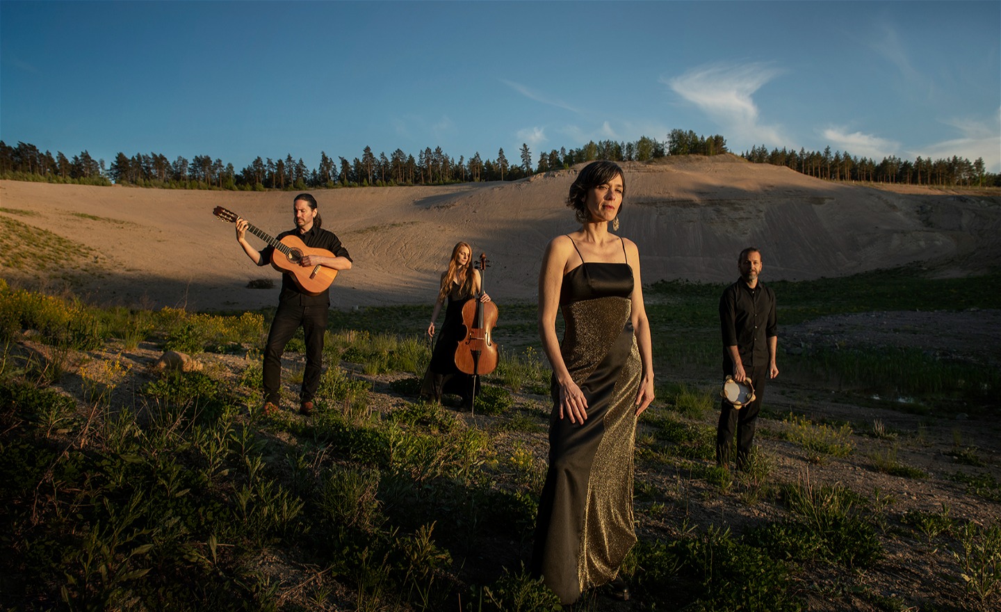 Bild på Sirocco i solnedgång