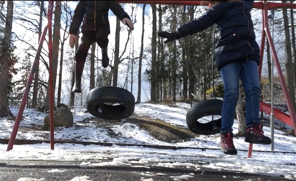 stillbild ur projektet rörelse och film=dansfilm