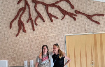 Emelie Liljebäck och Tuva Widén