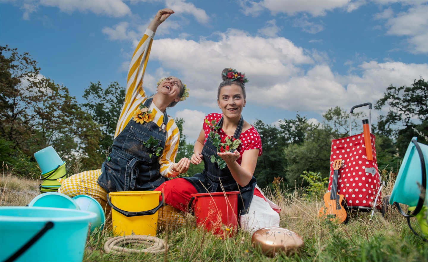 Geggamojja-Maja och Rena-Lena i naturen