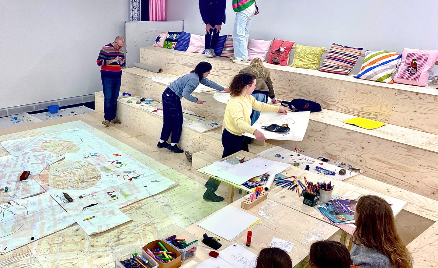 Bild workshop i konsthallen