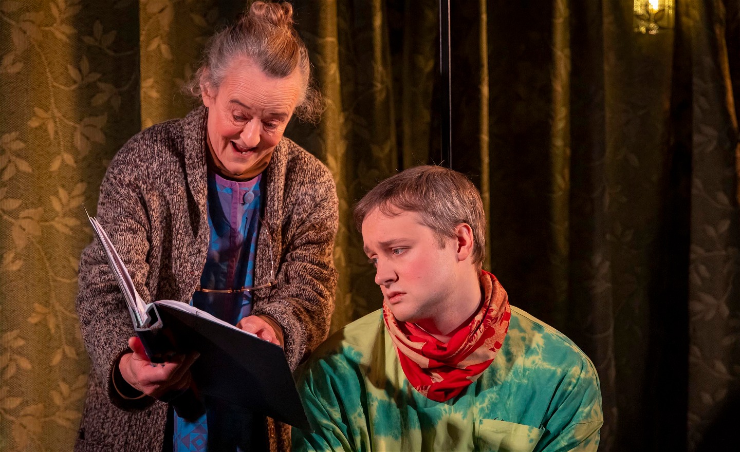 Bild från föreställningen Att göra en eld. 