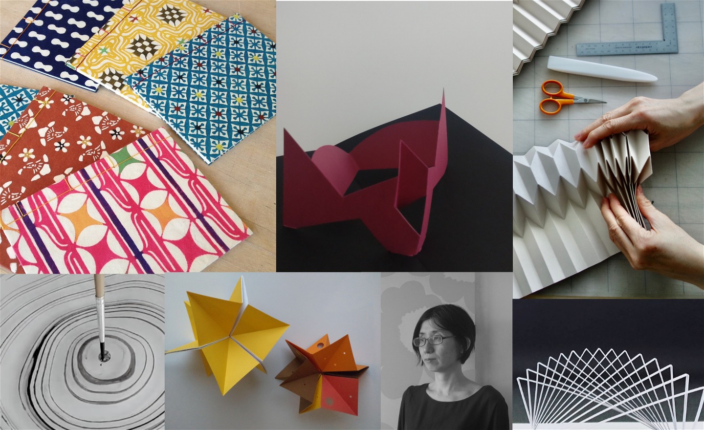 bilder: Miro Burman och från workshops i  kreativt pappersskapande.