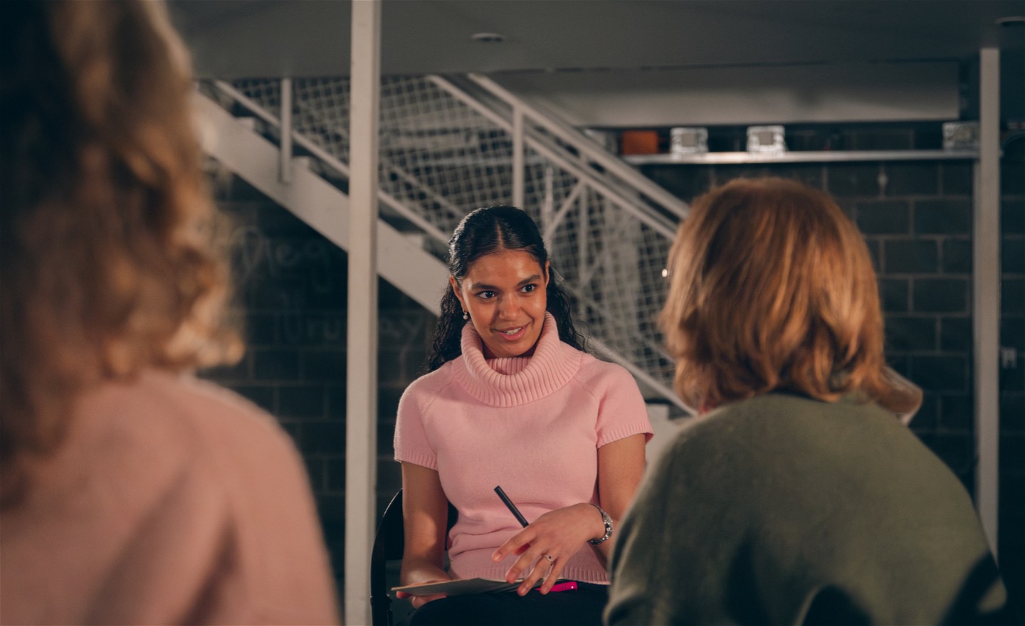 ungdomar som medverkar i samtal under Point of You