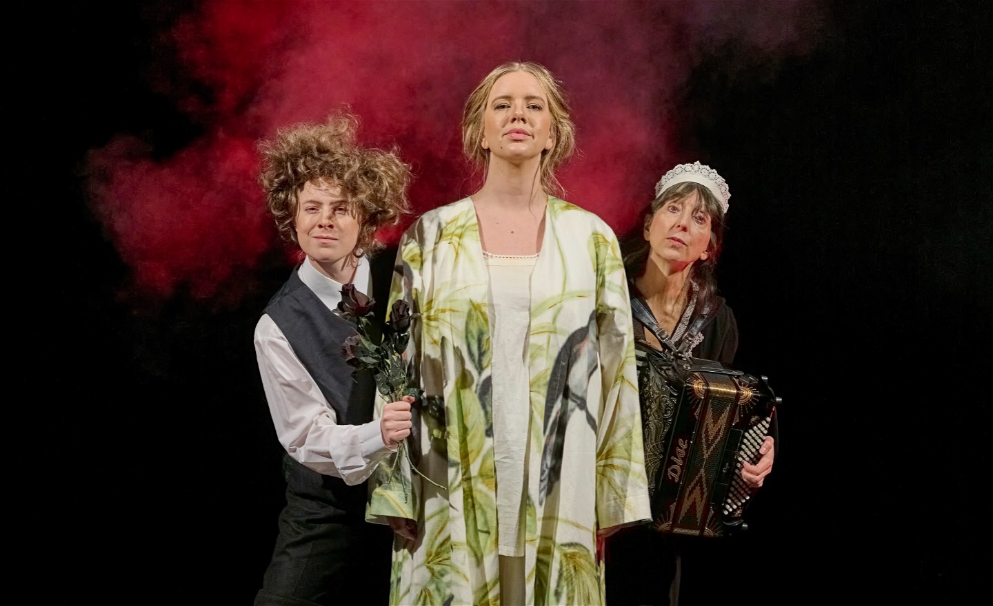 Skådespelarna i föreställningen