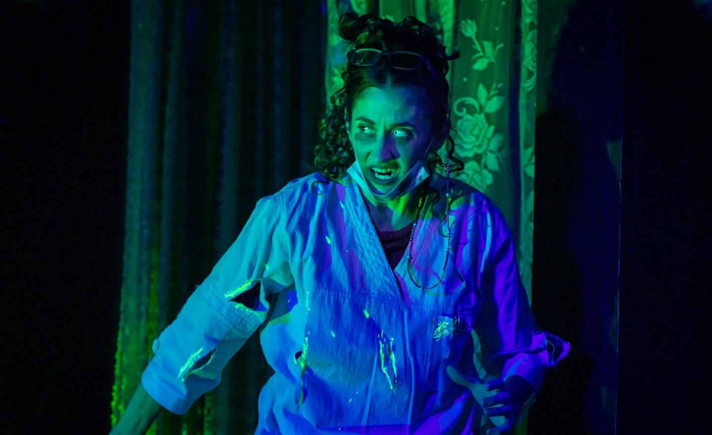 Bild från föreställningen Att göra en eld. 